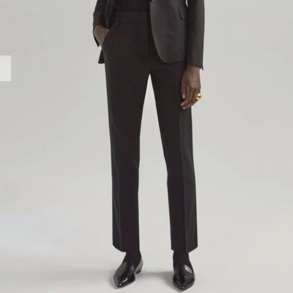 Judith & Charles Charcoal Grey Wool Dress Pants